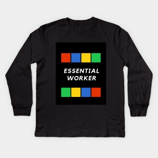 Essential worker Kids Long Sleeve T-Shirt